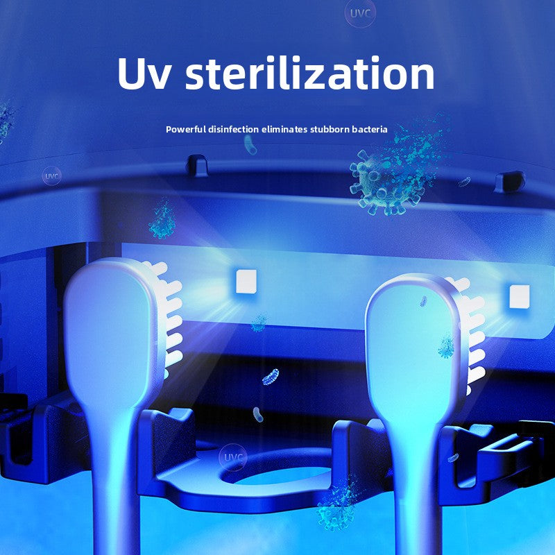 Wall Mounted Toothbrush UV Sterilizer and Holder