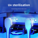 Wall Mounted Toothbrush UV Sterilizer and Holder