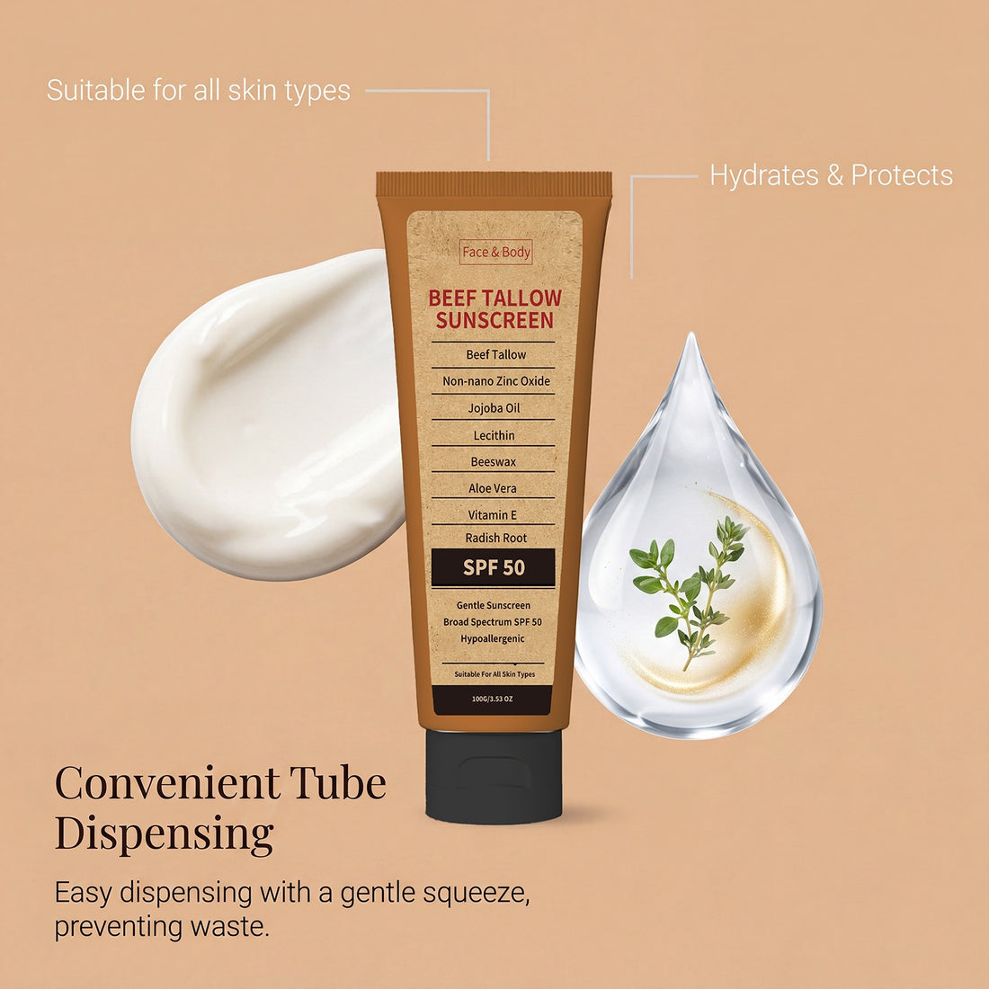 Beef Fat Moisturizing Protective Cream