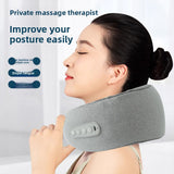 U-Shaped Inflatable Neck Massager Pillow