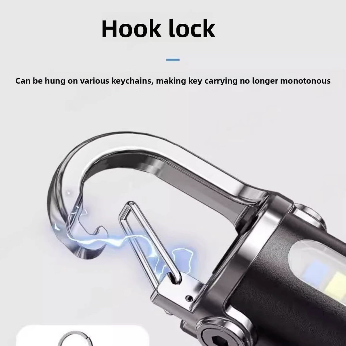 Multifunctional LED Keychain Light with Phone Charging
