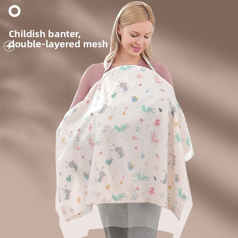 Cotton Breastfeeding Cover Scarf