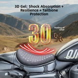 Universal Motorcycle Seat Cover with Shock Absorption and Sun Protection