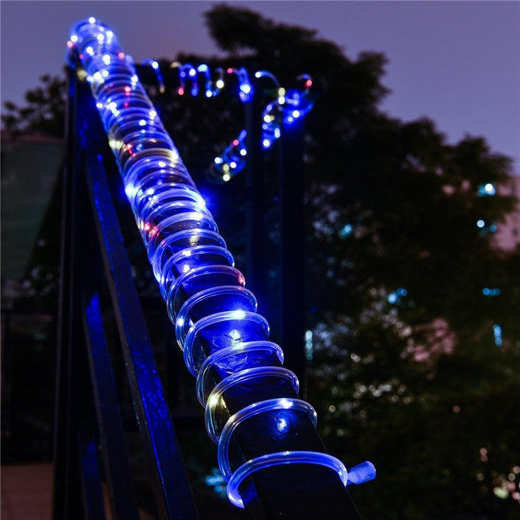 Solar Powered Outdoor LED String Lights with Remote Control