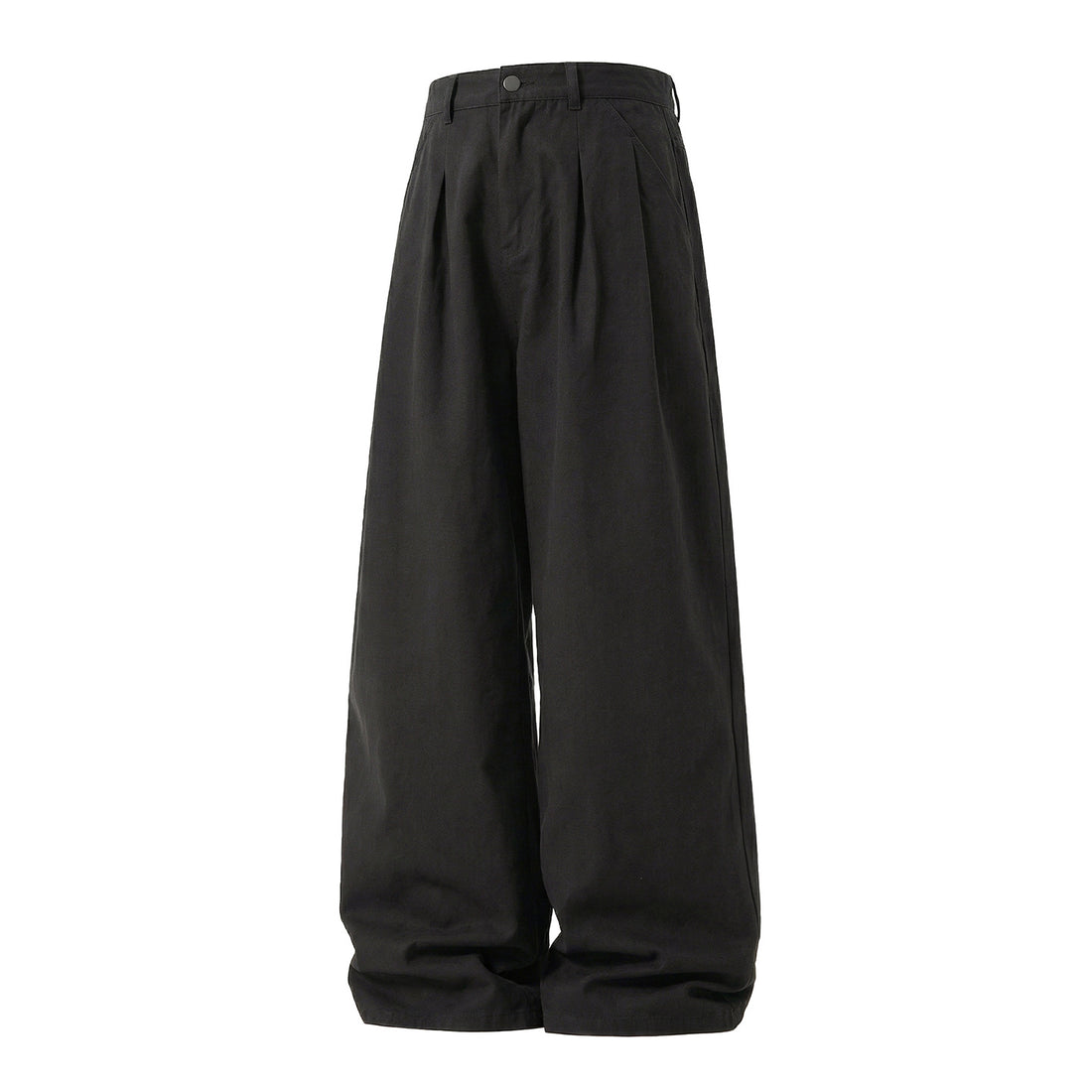 Men's American Retro Pure Cotton Loose Straight-Leg Casual Pants Washed Texture Vintage Style