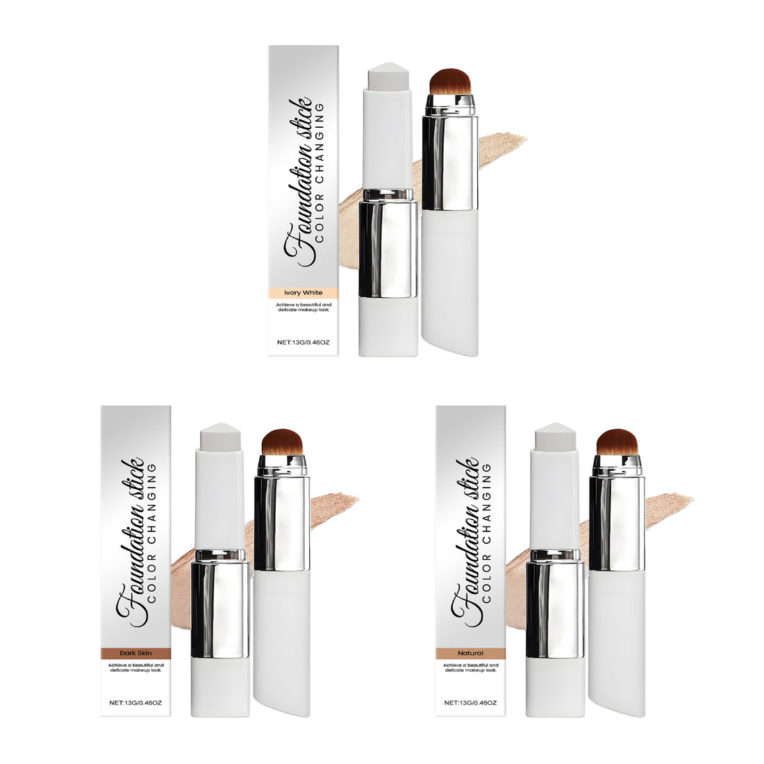 Two-in-One Color Changing Moisturizing Foundation Stick