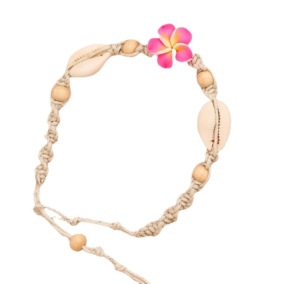 Bohemian Handmade Shell Clay Flower Beaded