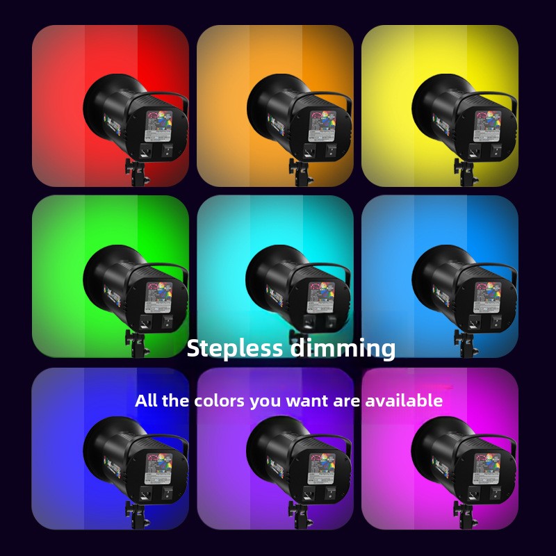 Professional RGBW Photography Studio Light with Full Color Control