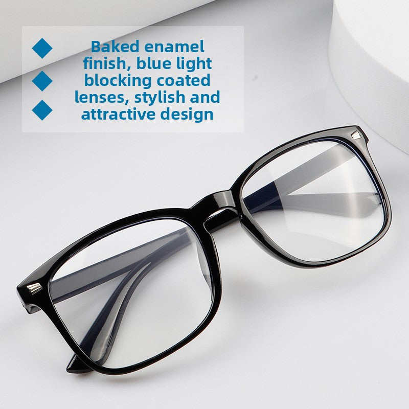 Anti Blue Light Large Frame Non-Prescription Computer Glasses for Men Women