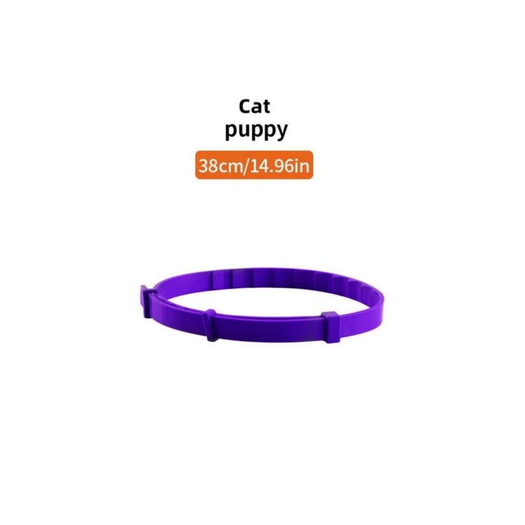 CalmPaws calming collar for cats and dogs in purple