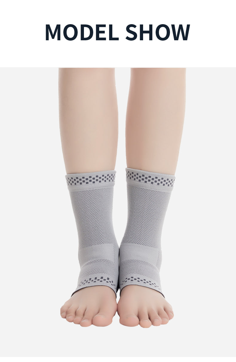 Ankle sleeve worn while walking