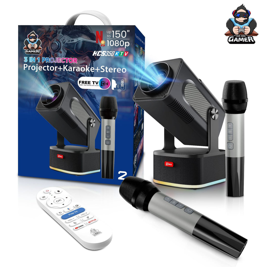 Hcs350Plus Projector 1080P