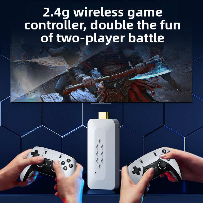 Wireless Retro Game Console with Dual Controllers