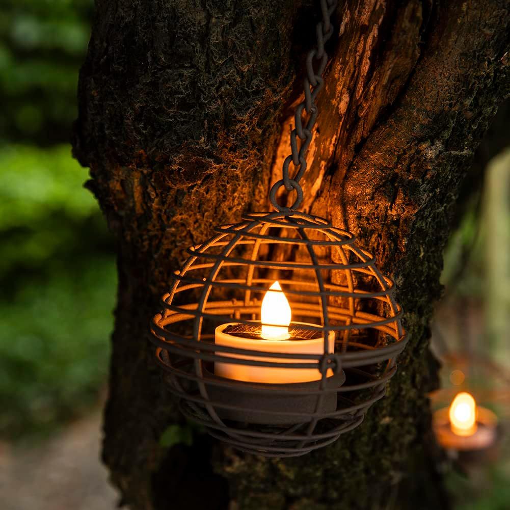 Solar Ball Candle Lantern Outdoor Decorative Light
