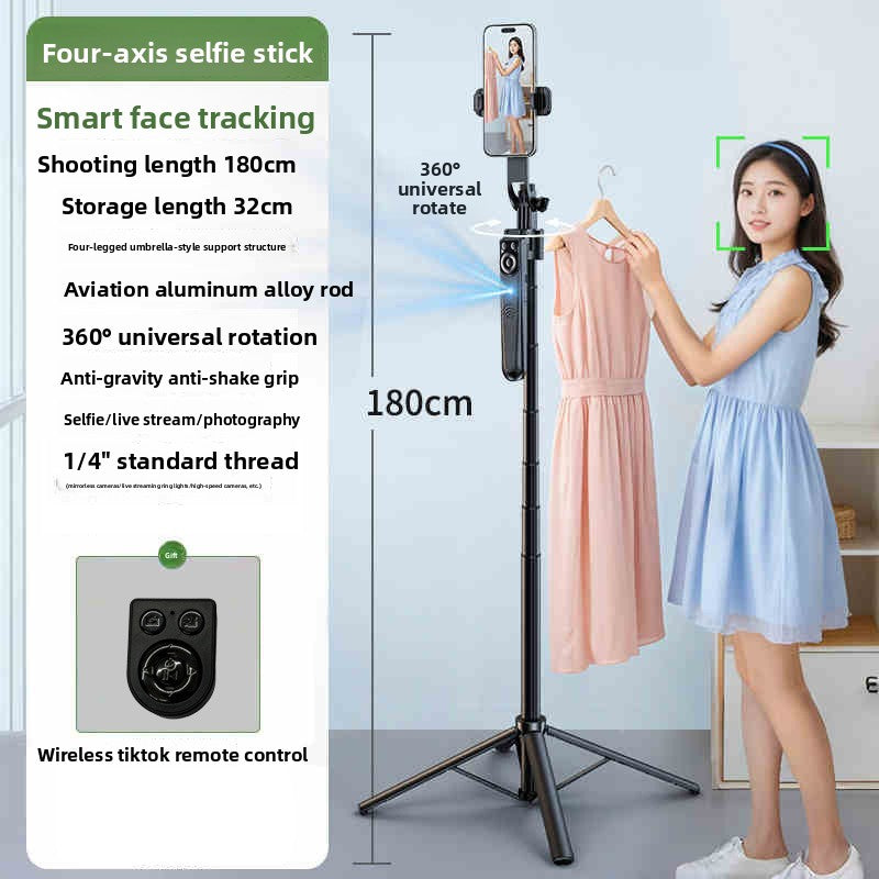 Smart AI PTZ Smartphone Tripod with Face Tracking