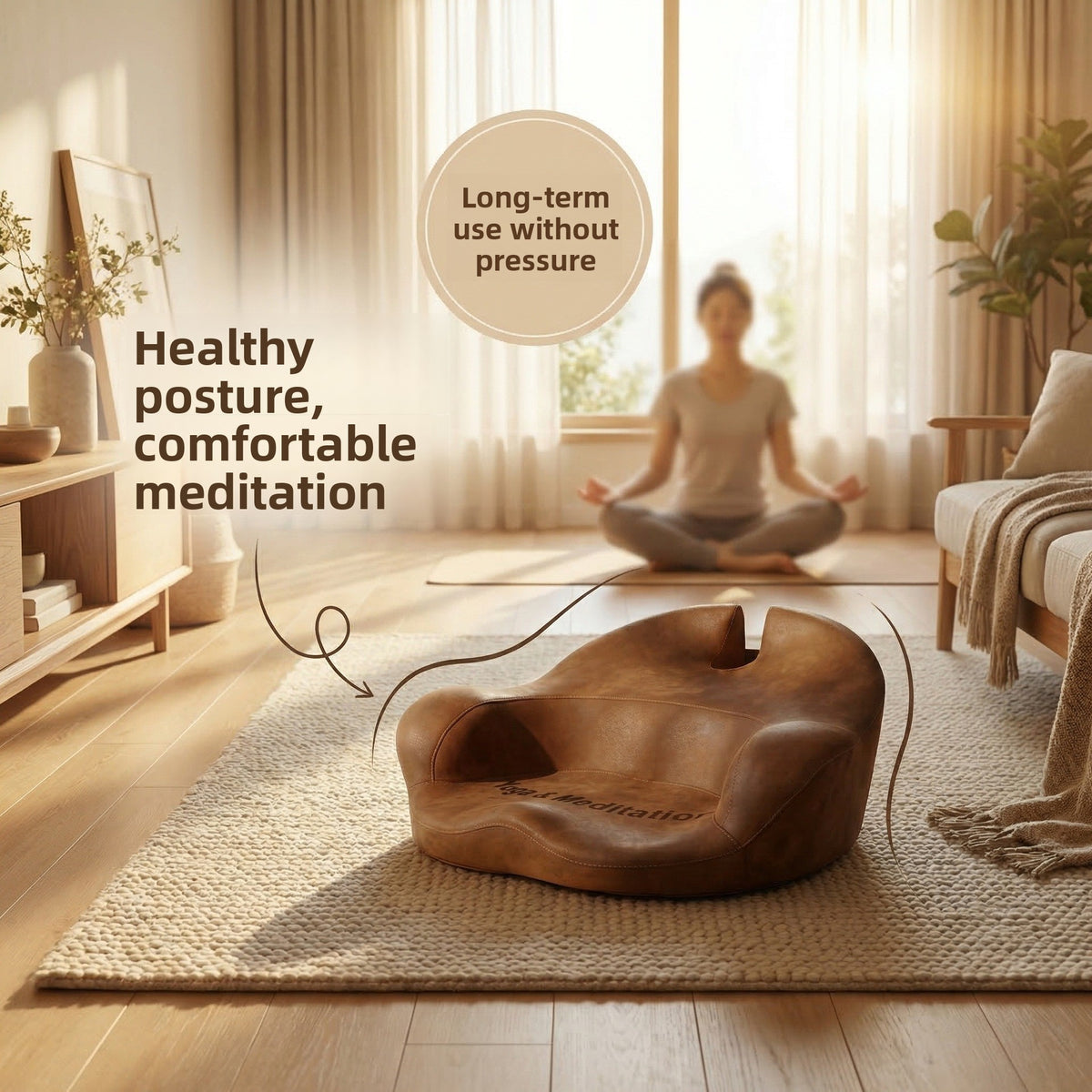 Ergonomic Meditation Sitting Cushion