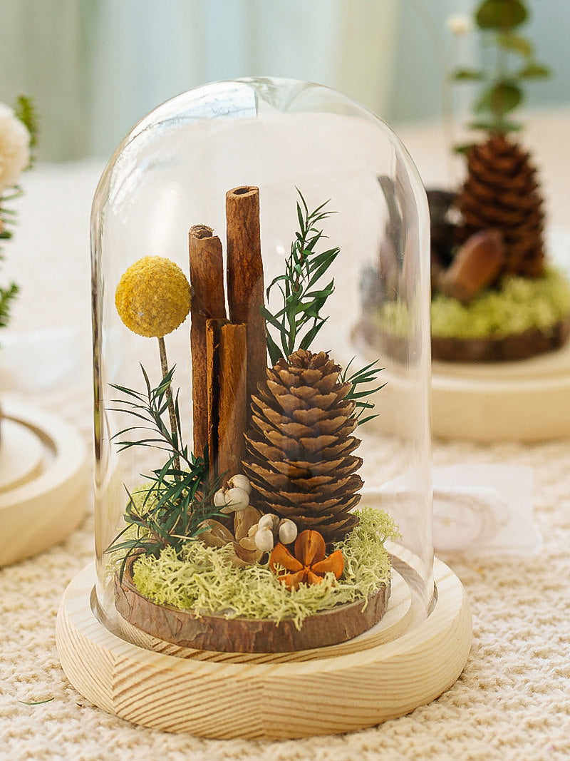 Eternal Flower Glass Dome Display