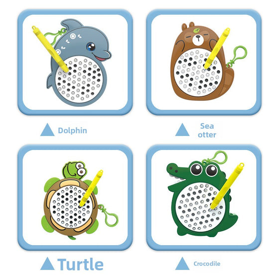 Creative little animal fruit magnetic stickers product image 3