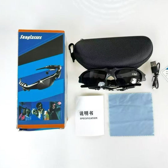 Bluetooth Glasses Headset with Stereo Sound and Polarized Lenses product image 1