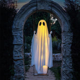 Large Glowing Swing Ghost Halloween Decoration