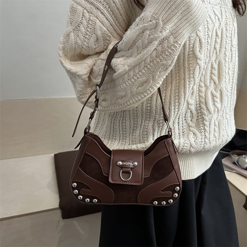 Retro Crossbody Bag with Shoulder Strap