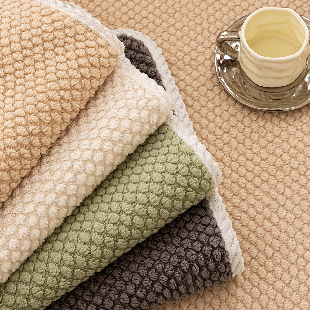 Plush Sofa Cushion Cover