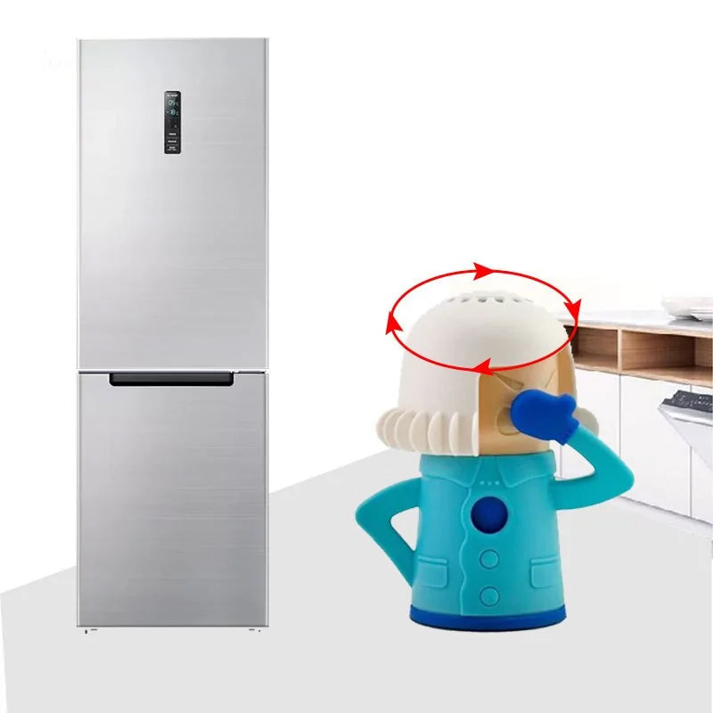 Same microwave interior wiped clean after steaming