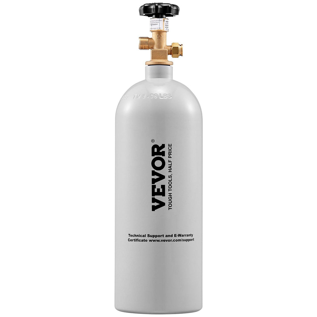 5lb Aluminum CO2 Gas Tank detail view 1