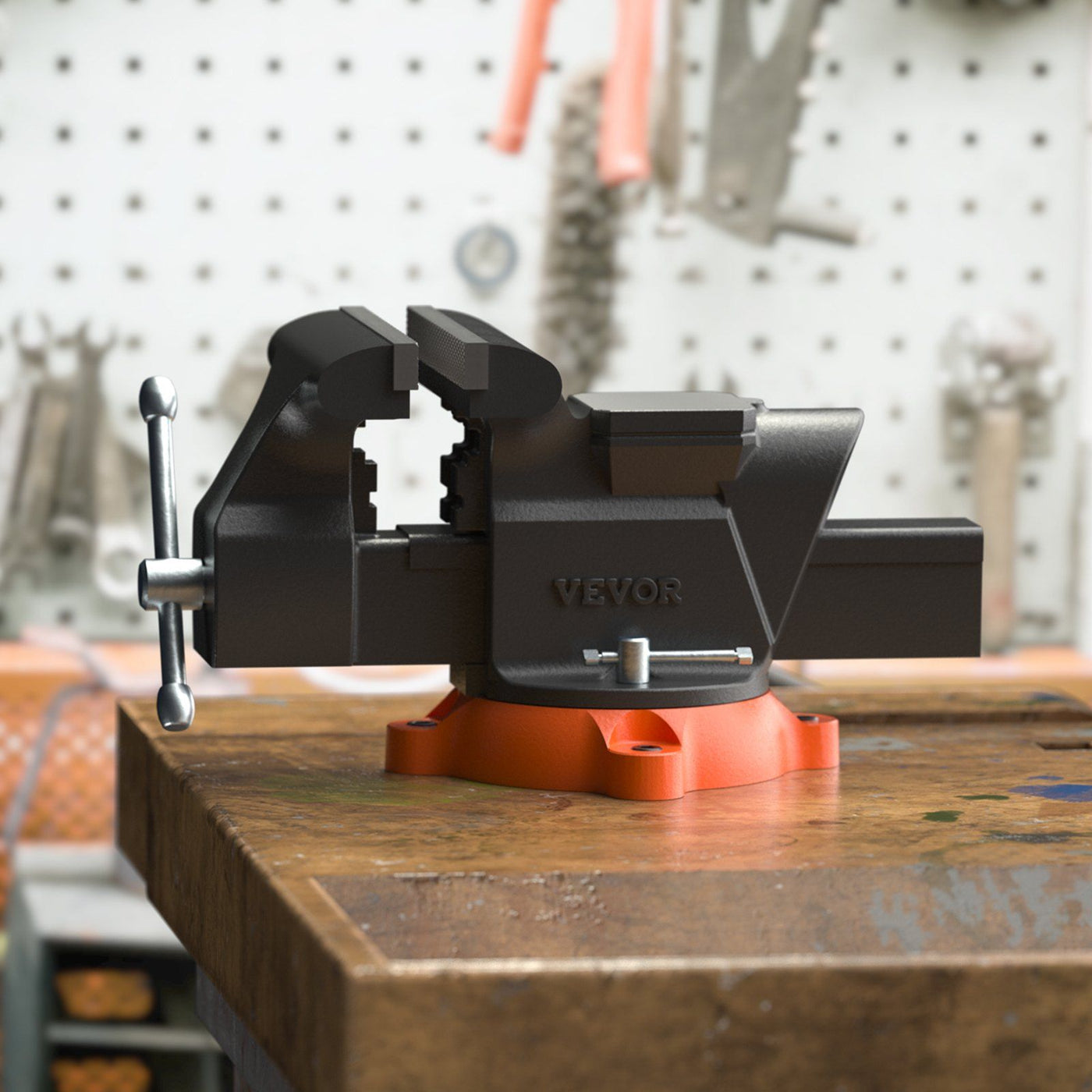 6-Inch Bench Vise with Anvil - product details