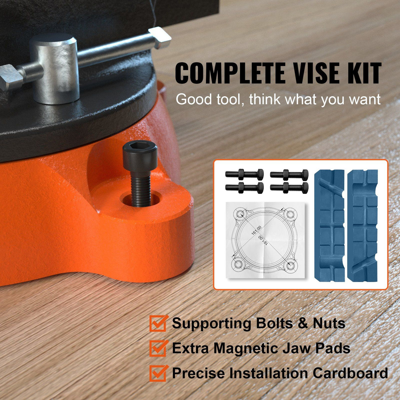 6-Inch Bench Vise with Anvil3