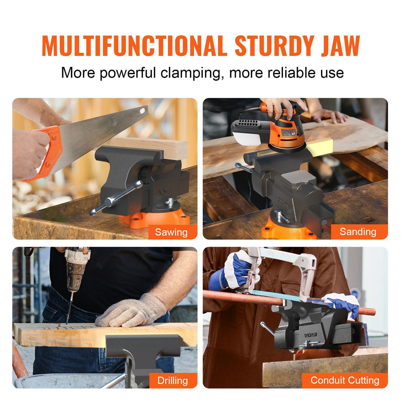 6-Inch Bench Vise with Anvil5