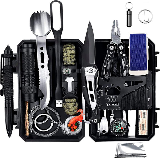 60-in-1 Emergency Survival Gear Kit - product details