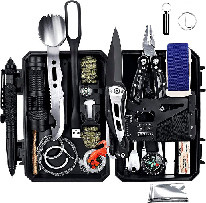 60-in-1 Emergency Survival Gear Kit - product details