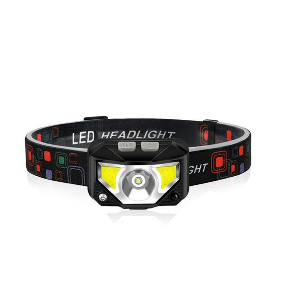 LED Sensor Headlight USB Rechargeable Waterproof Outdoor Lighting & Tools product image 5