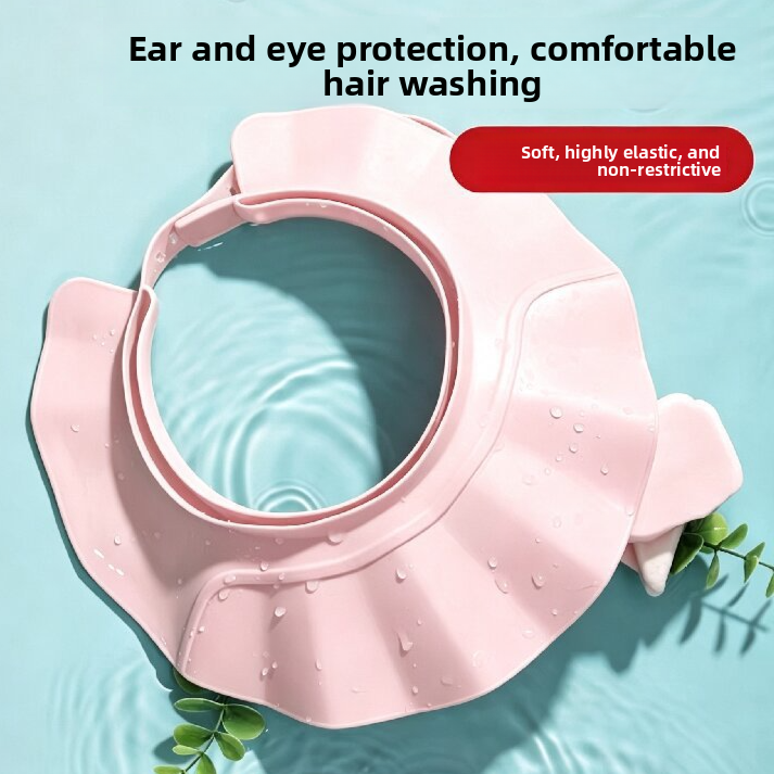 Baby Bathing Eye and Ear Protection, Anti-Water Entry Shower Cap product image 1