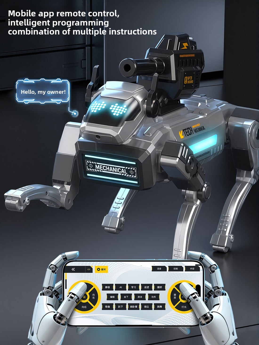 Programmable robot dog, additional photo 4