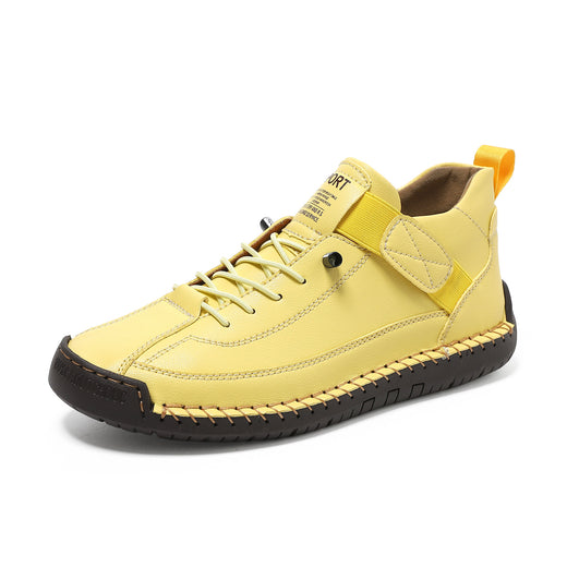 Handmade Stitched Flat Martin Boots for Men and Women