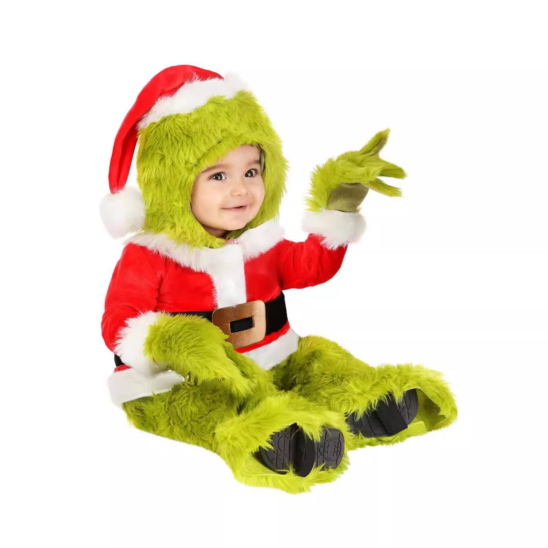 Halloween hit green monster Grinch cosplay costume