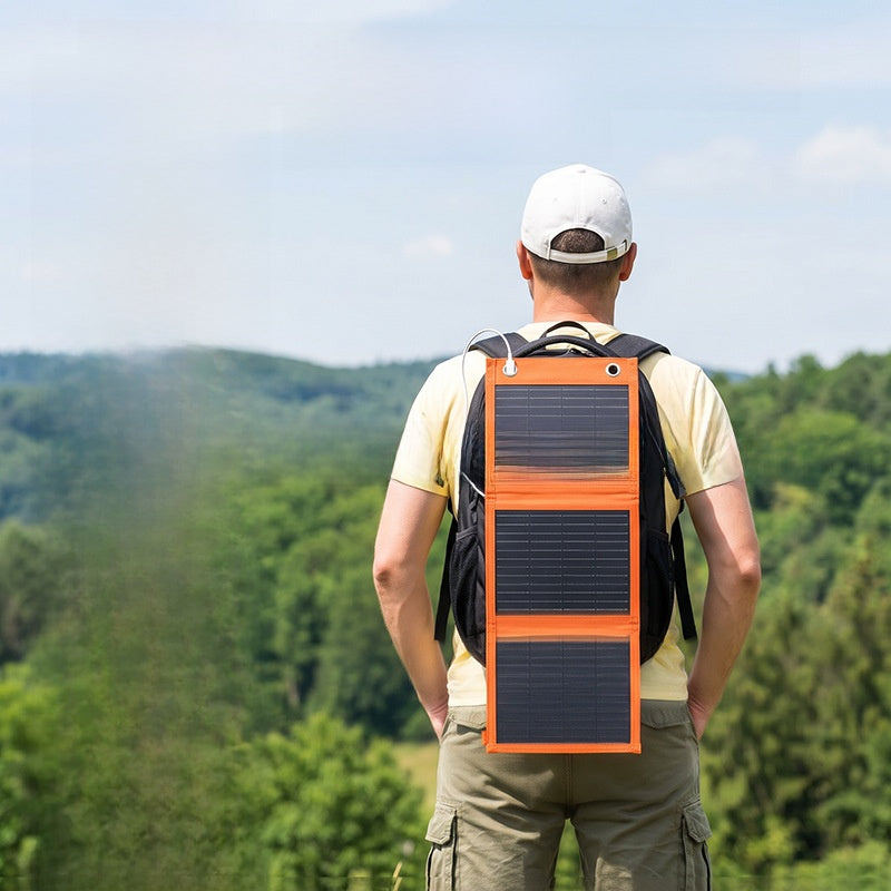 15W Foldable Solar Panel Portable Outdoor Photovoltaic Charger