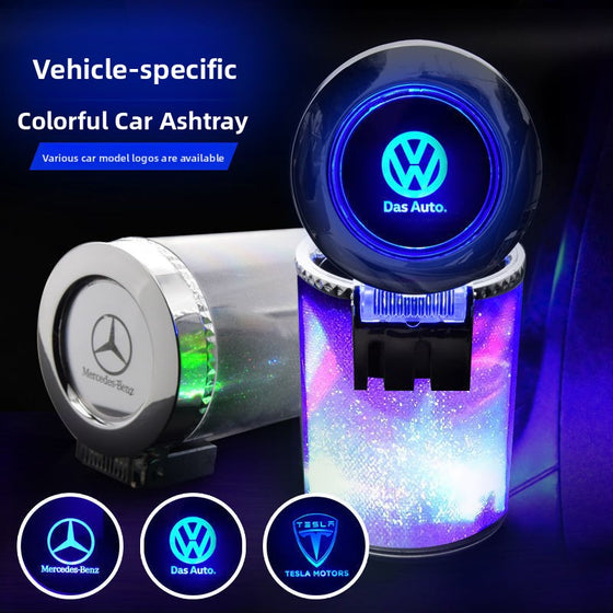 LED Car Ashtray with Colorful Design product image 1