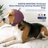Dog Soundproofing and Noise-Reducing Earmuffs to Prevent Fright, Soothe Emotions, and Protect Against Thunder