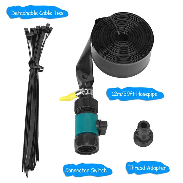 Trampoline sprinkler adjustable water flow