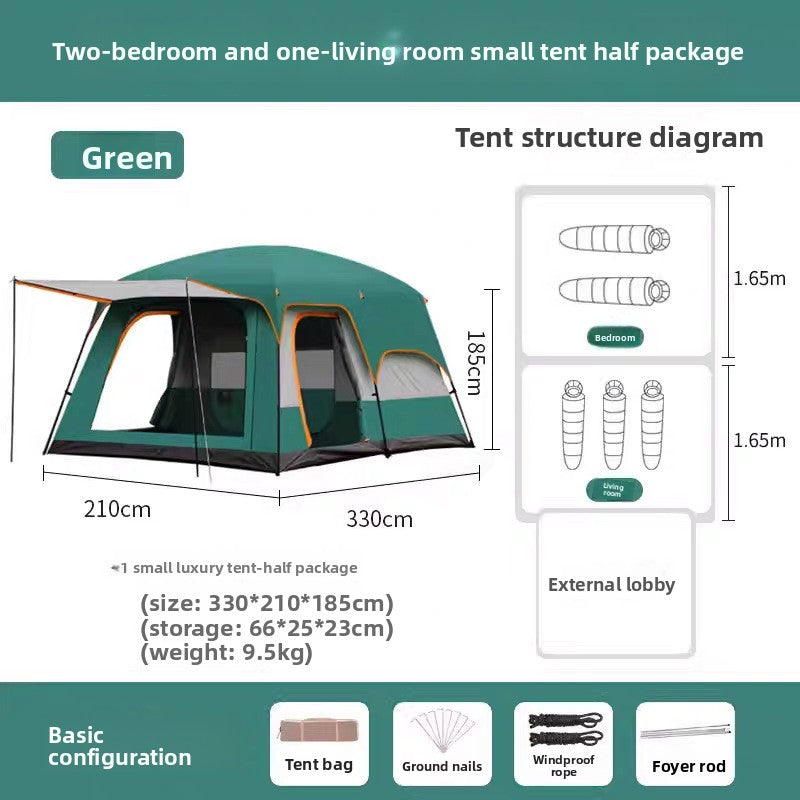 Large Camping Tent with Rooms Sun Shelter