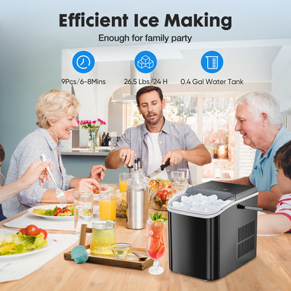 Home Office Countertop Ice Maker Machine