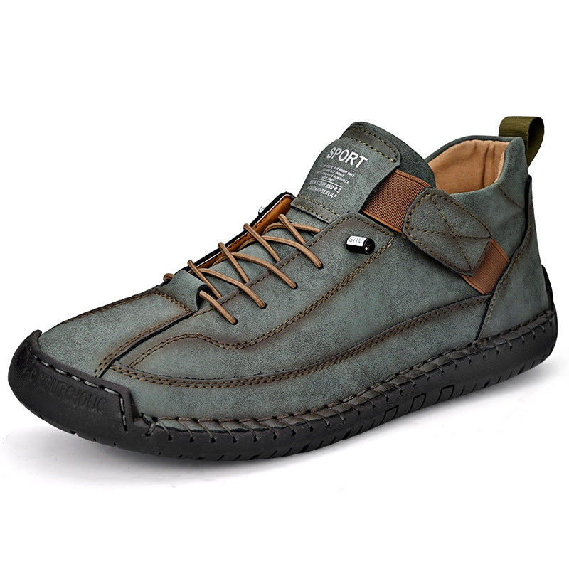 Handmade Stitched Unisex Flat Shoes Casual Martin Boots