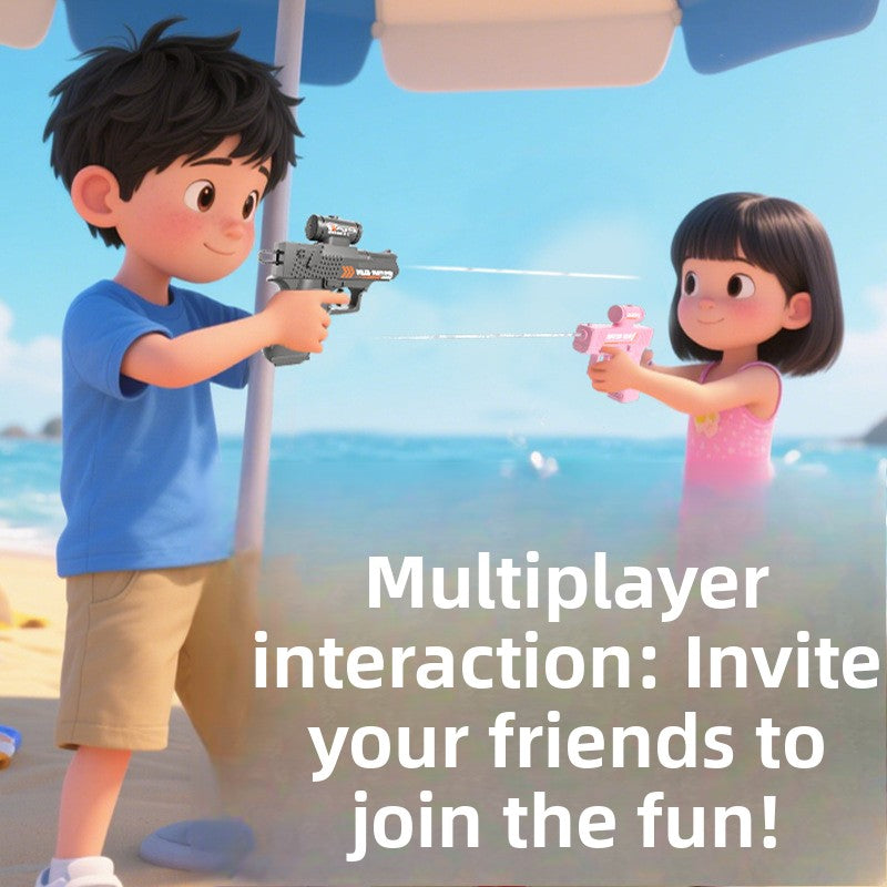 Double-headed double-sided water gun