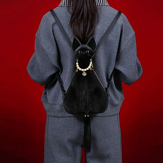 Realistic Cat Backpack