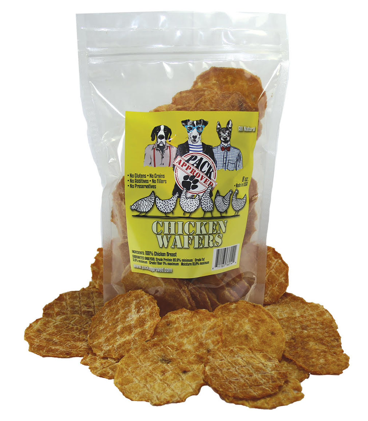 Planet Wise Chicken Wafers - 8 oz Bag
