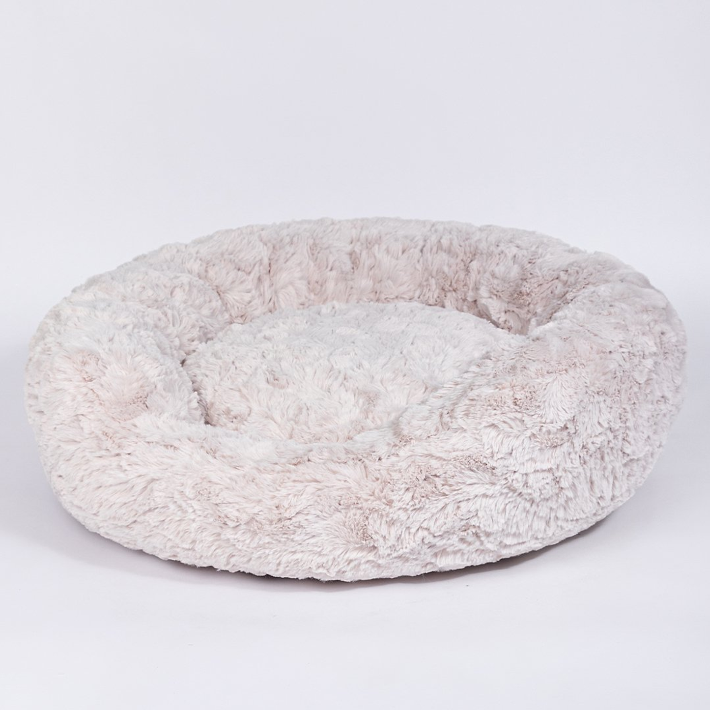 Hello Doggie Amour Plush Round Dog Bed