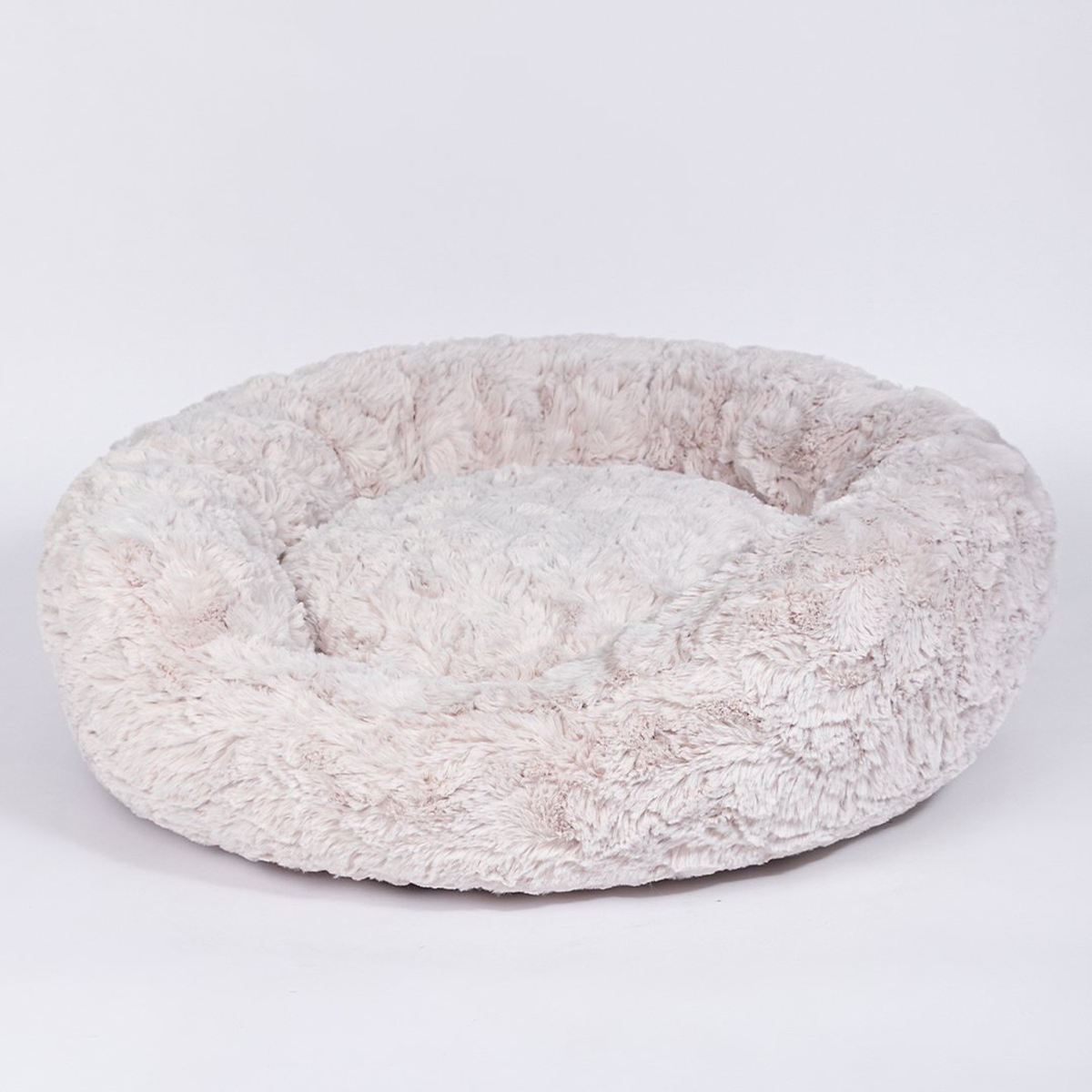 Hello Doggie Amour Plush Round Dog Bed